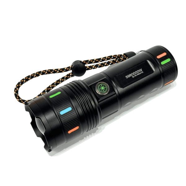 Ліхтар Li-Ion акум Type-C індикація заряду zoom NIGHT VISION FLUORESCENCE 701-PM10-TG