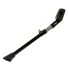 Універсальна велосипедна підніжка на перо з пружиною 2 болти 26"-28" Алюмінієва Чорна