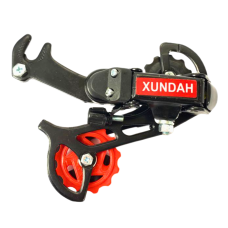 Задній перемикач 6-7 швидкостей гачок чорний XUNDAH H-40