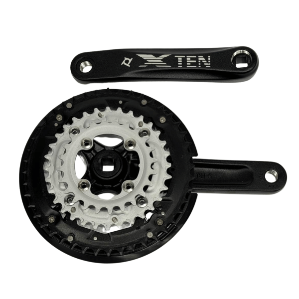 Шатуни 44/32/24T 170 мм із захистом ланцюга Prowheel TEN-851