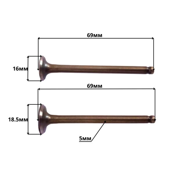 Клапаны 4Т FDF YABEN/GY6-80