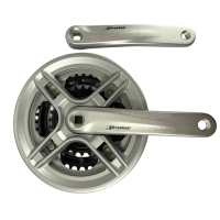 Шатуни 48/38/28 зубів 170 мм із захистом ланцюга Prowheel CM03 MU6918 сіра