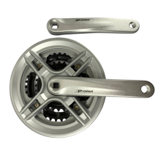 Шатуни 48/38/28 зубів 170 мм із захистом ланцюга Prowheel CM03 MU6918 сіра