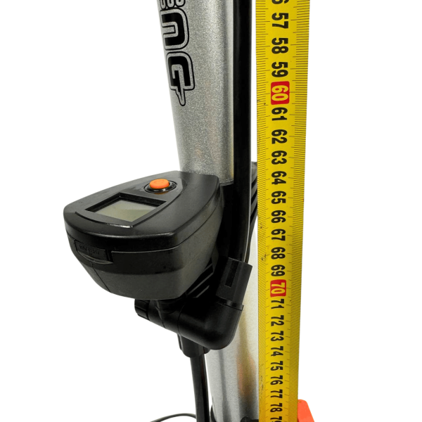 Насос для підлоги з електронним манометром сірий алюмінієвий Zhufeng ZF-0802A