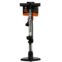 Насос для підлоги з електронним манометром сірий алюмінієвий Zhufeng ZF-0802A