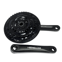 Система шатунов 42/34/24 170 мм алюминиевая с защитой цепи Hengchi 3181