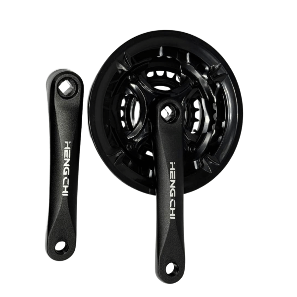 Система шатунов 42/34/24 170 мм алюминиевая с защитой цепи Hengchi 3181