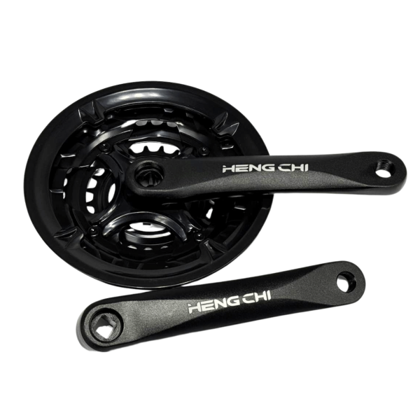 Система шатунов 42/34/24 170 мм алюминиевая с защитой цепи Hengchi 3181