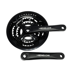 Система шатунів 48/38/28 170 мм алюмінієва із захистом ланцюга Hengchi 3182