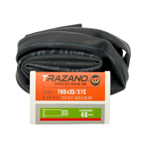 Камера гелевая 28" 700х33/37с (33/37-622/630) AV 48 мм Shrader Trazano без упаковки