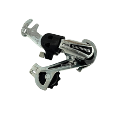 Задній перемикач 6 швидкостей гачок білий Shimano TY-21 з дефектом корозія