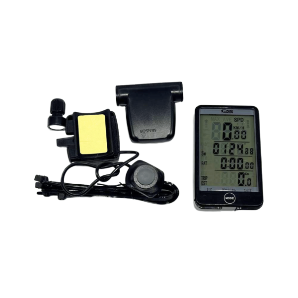 Велоспідометр бездротовий 27 функцій з виносною кнопкою SD-576C
