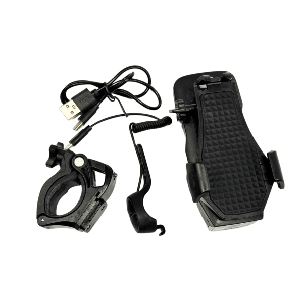 Фара ліхтар із сигналом та тримачем телефону 5 режимів BG-1951-HJ-068