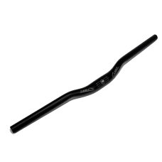 Кермо алюмінієве з вигином МТВ 31.8 мм 630 мм чорне Cahgy