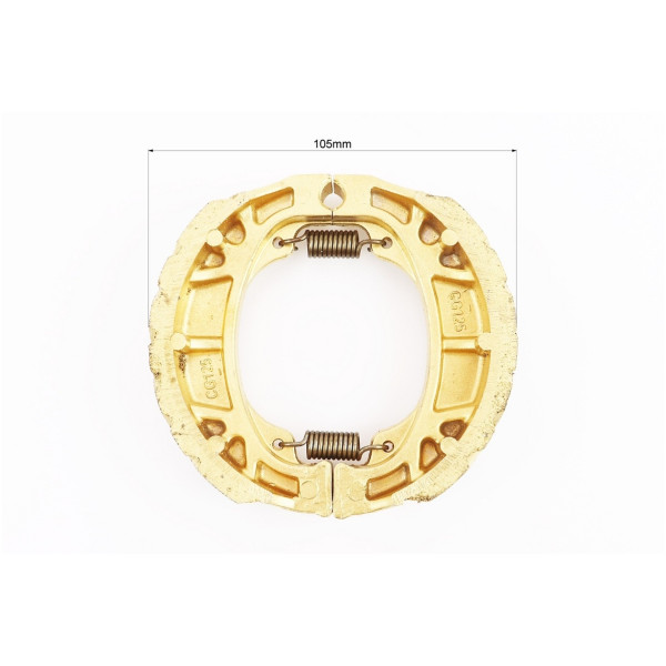 Колодки барабанні золотаві JWBP Для Moto Honda CG-125