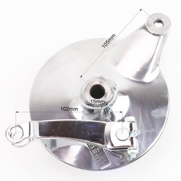 Барабан гальмівний хром задній з колодками JWBP Для Moto GN-125/150