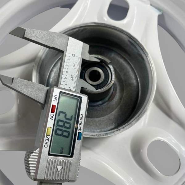 Передний диск Honda Dio-50 металл 2.15x10 с подшипниками 6200 и пыльником GO