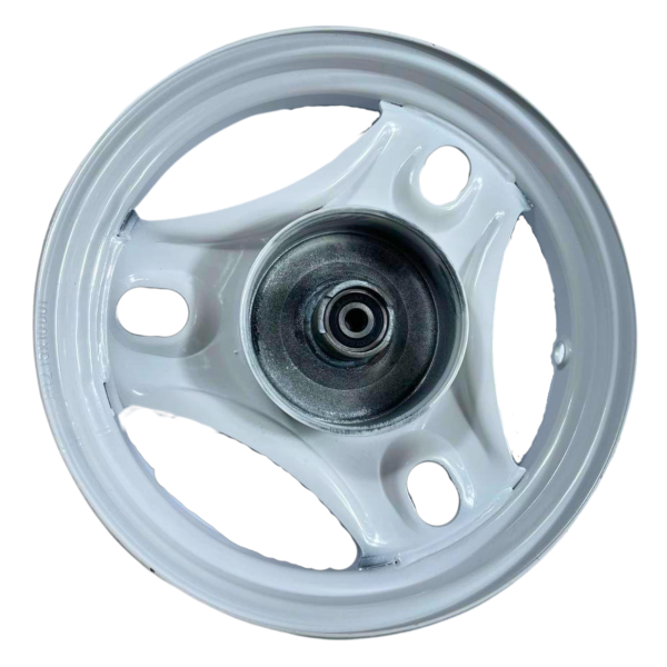 Передний диск Honda Dio-50 металл 2.15x10 с подшипниками 6200 и пыльником GO