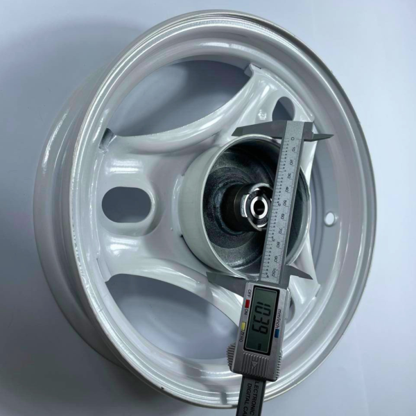 Передний диск Honda Dio-50 металл 2.15x10 с подшипниками 6200 и пыльником GO