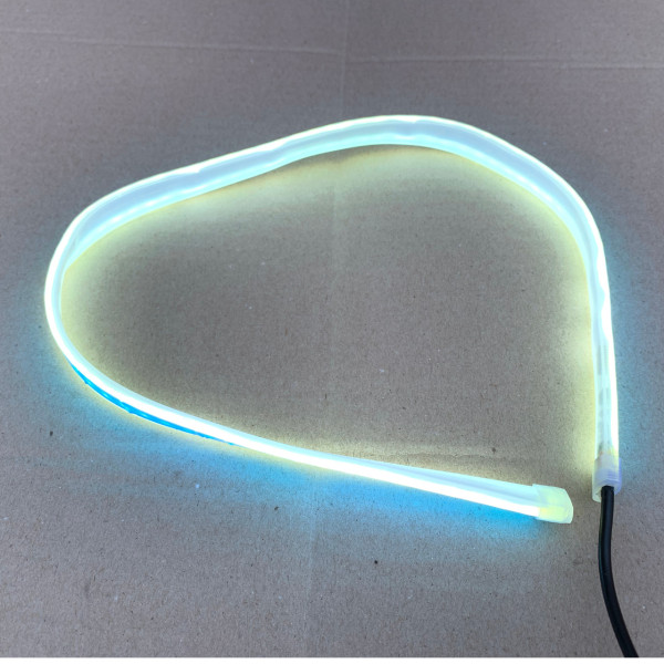 Светодиодная LED лента гибкая белый габарит желтый поворот GO
