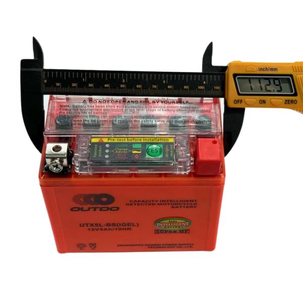 Гелевый аккумулятор UTX5L-BS iGEL 12V 5Ah/10HR с индикатором Outdo