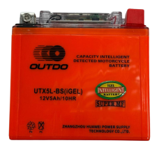 Гелевый аккумулятор UTX5L-BS iGEL 12V 5Ah/10HR с индикатором Outdo