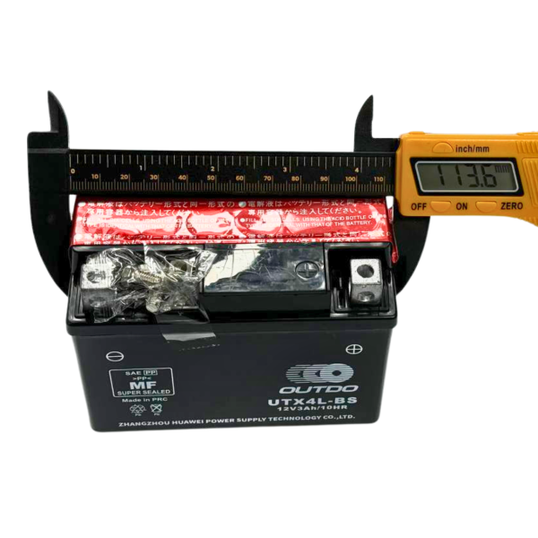 Кислотный аккумулятор UTX4L-BS 12V 3Ah/10HR Outdo