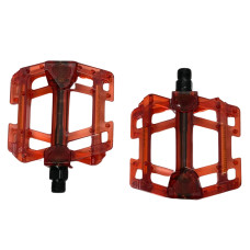Педали велосипедные JD-287 поликарбонат красные Hengchi