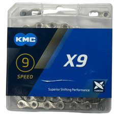 Цепь X9 хром 116 звеньев KMC
