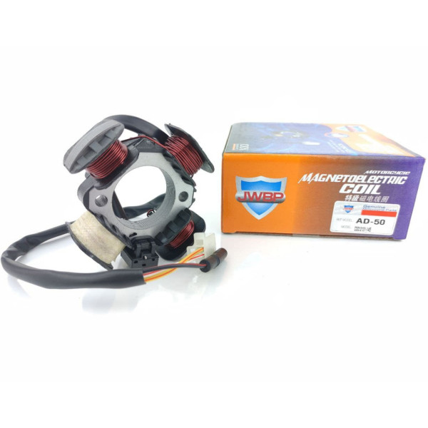 Статор генератора Suzuki AD-50 3+1 JWBP