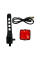 Стоп-сигнал велосипедний LED/USB C-TYPE MY-2107 червоний квадратний Baisk