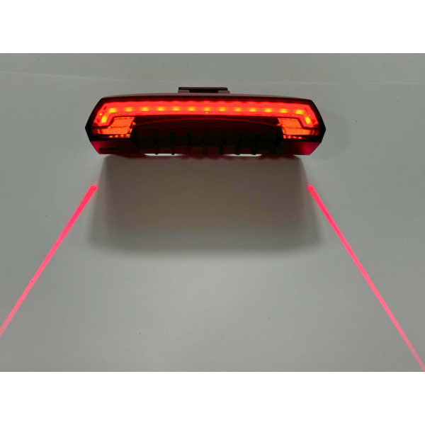 Стоп-сигнал з поворотником X5 LED/USB з пультом і лазером MEILAN