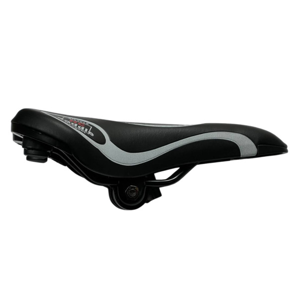 Сідло спортивне вузьке чорно-біле Hengchi