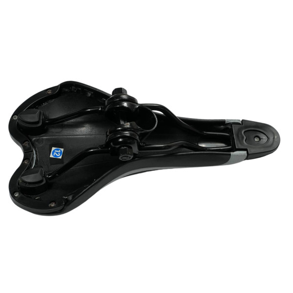 Сідло спортивне вузьке чорно-біле Hengchi