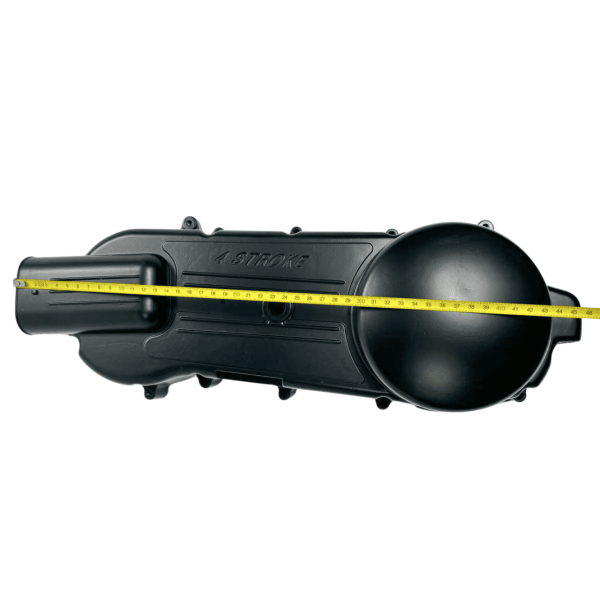 Крышка вариатора 4Т GY6 125/150сс 12/13" черная 152QMI/157QMJ