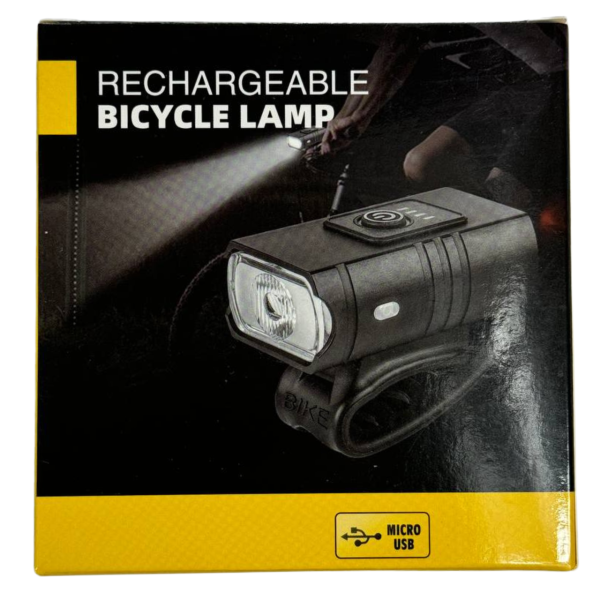 Фара велосипедная LED/USB C-TYPE BK-02 алюминиевая Baisk