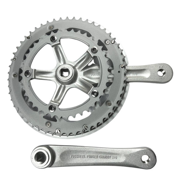 Шатуны CHARIOT 53/39 170мм серая Prowheel