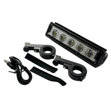 Фара велосипедная FY-339B-5 прожектор большая алюминиевая LED/USB C-TYPE Baisk
