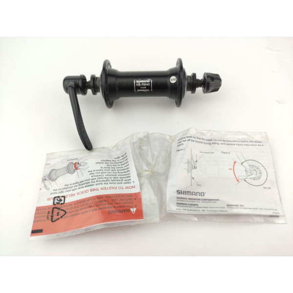 Передняя втулка Altus HB-RM40 36H черная под эксцентрик Shimano