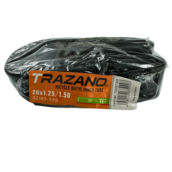 Камера 26x1.25/1.50 32/40-559 прямой вентиль Schrader 48мм Trazano