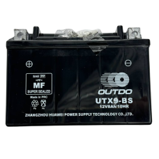 Кислотный аккумулятор UTX9-BS 12V 8Ah/10HR Outdo