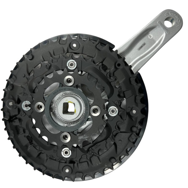 Шатуны Alivio FC-M431 44/32/22 170мм серые Shimano
