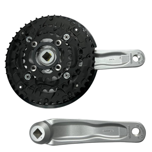 Шатуны Alivio FC-M431 44/32/22 170мм серые Shimano