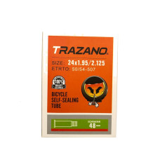 Камера 24x1.95/2.125 50/54-507 с антипрокольным гелем Schrader 48мм Trazano