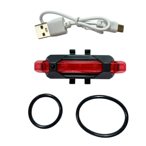 Стоп-сигнал велосипедний LED AG-11 червоний USB AQY-093