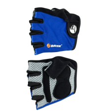 Перчатки мото с гелевой прокладкой Glove-3 XL синие без пальцев Baisk