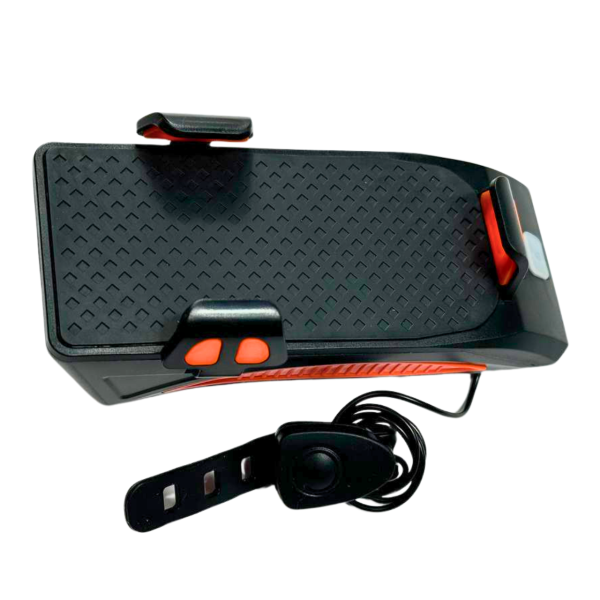 Фара 4в1 FY-319B красная с сигналом и держателем телефона LED/USB YAJIAPLUS