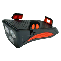 Фара 4в1 FY-319B оранжева з сигналом і тримачем телефона LED/USB YAJIAPLUS
