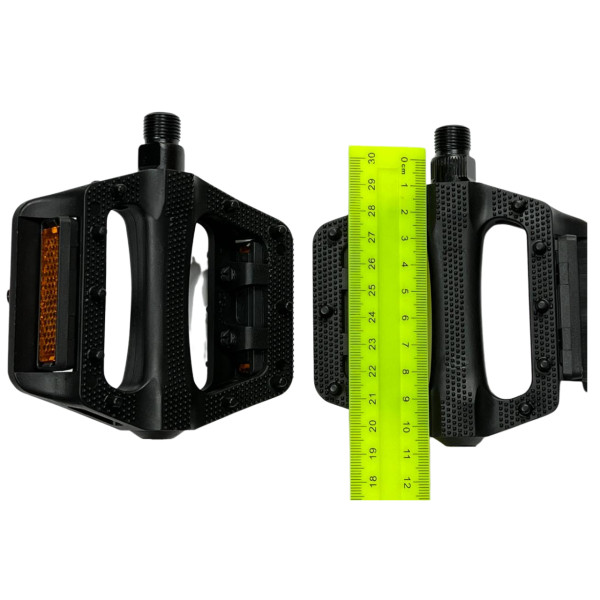 Педали велосипедные JD-284 пластиковые черные FPD