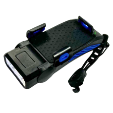 Фара 4в1 LY-25-2 синяя с сигналом, павербанком и держателем LED/USB YAJIAPLUS